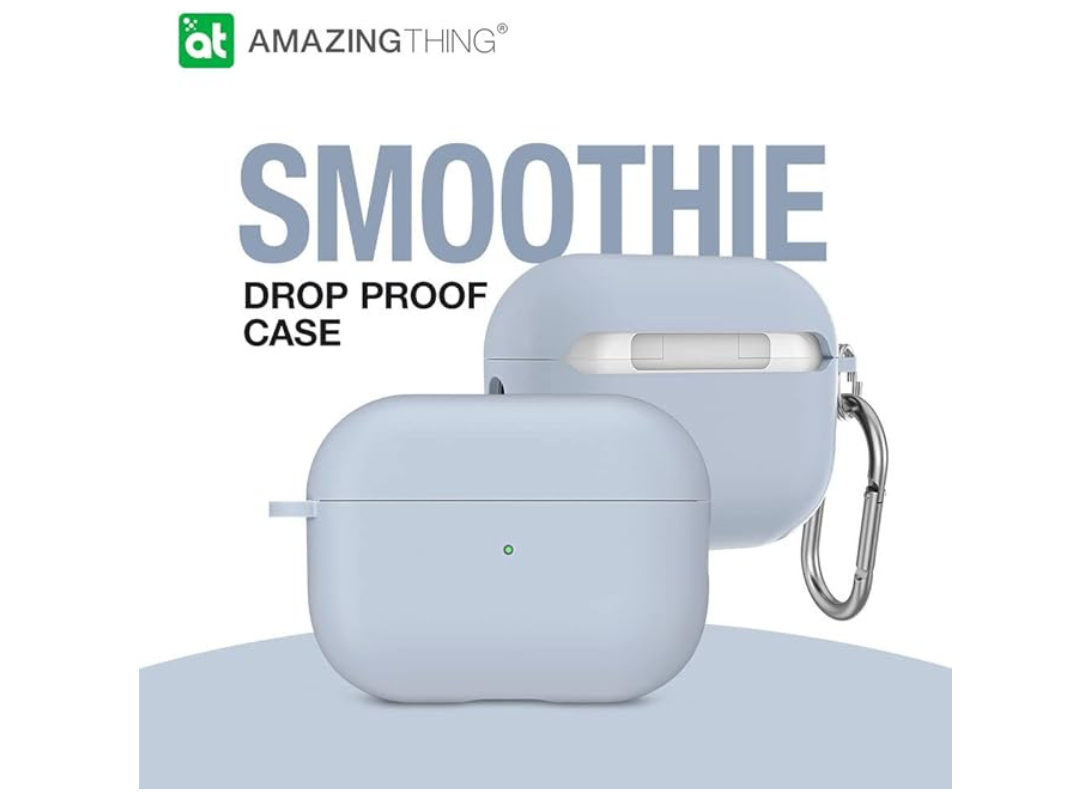 غطاء حماية رائع لسماعات AirPods Pro 2 Smoothie (أزرق فاتح) غطاء حماية رائع لسماعات AirPods Pro 2 Smoothie (أزرق فاتح)